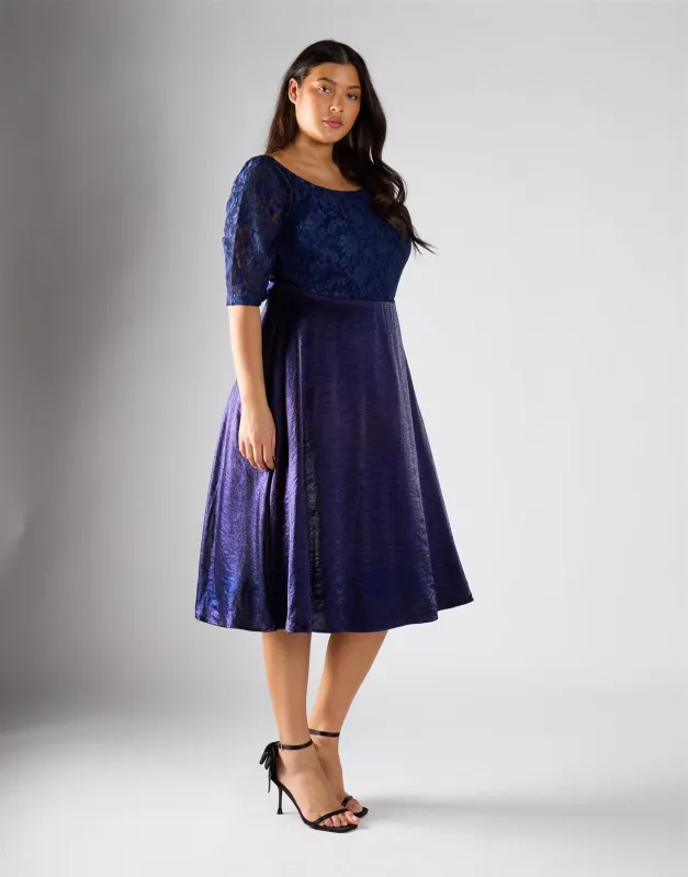 Glamorous Curve Navy Empire Dress made by Glamorous