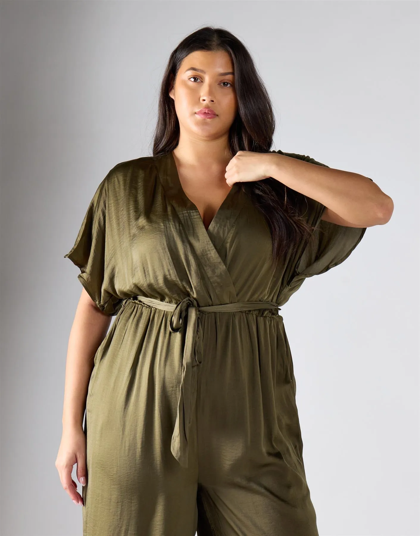 Glamorous Curve Kahai Jumpsuit sold by Glamorous