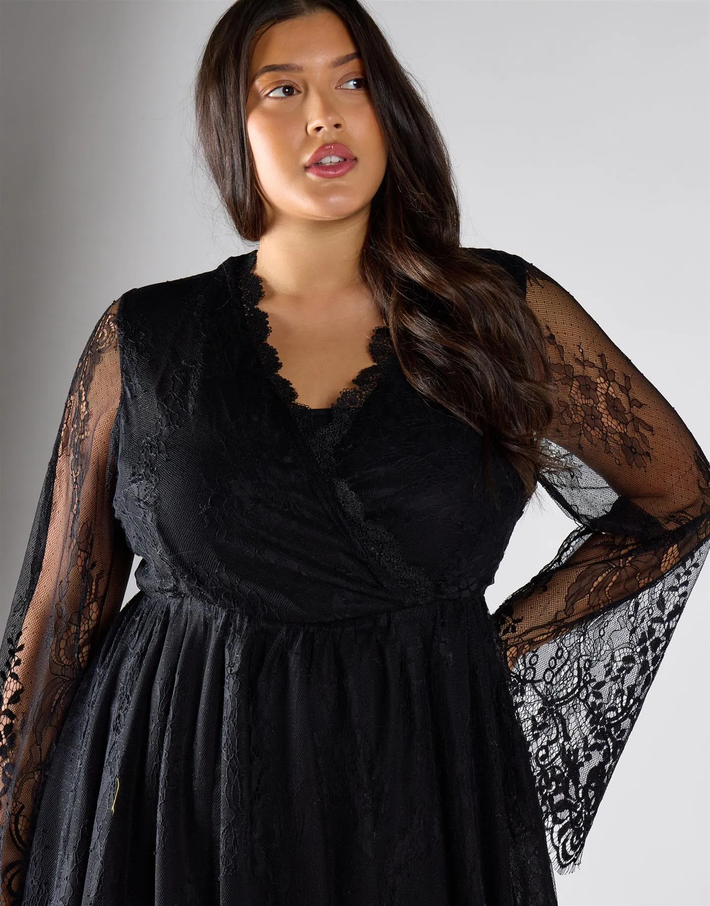 Glamorous Curve Black Maxi Dress sold by Glamorous product image thumbnail 3