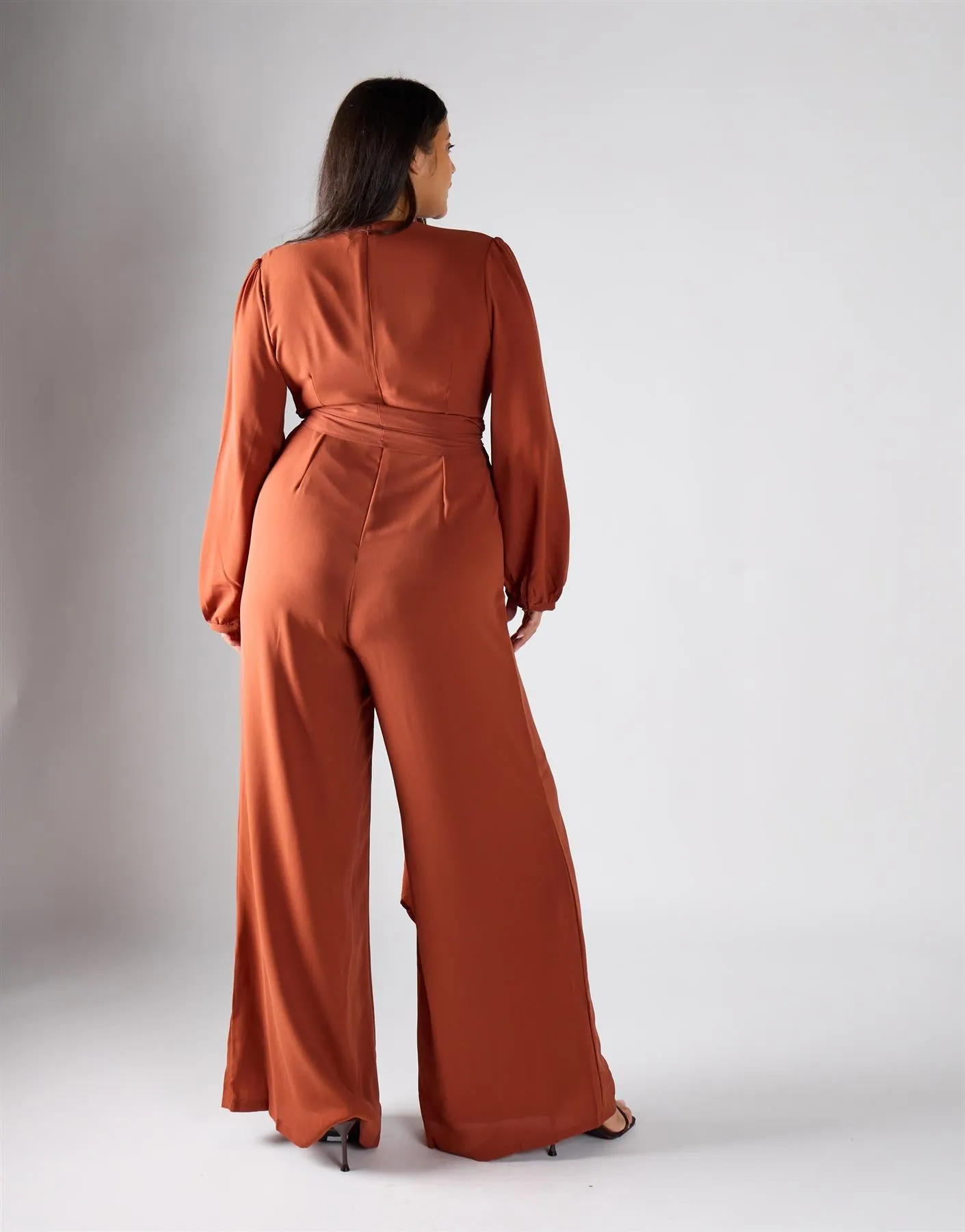 Glamorous Curve Rust Jumpsuit sold by Glamorous product image thumbnail 5