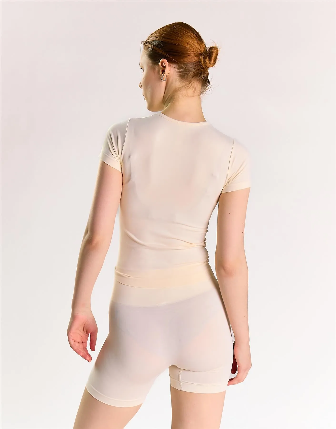 Agon Women's Off White Activewear Shorts sold by Glamorous product image thumbnail 4