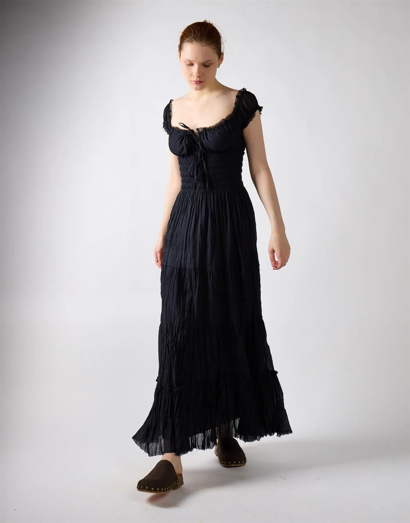 Black Tiered Maxi Dress sold by Glamorous product image thumbnail 3