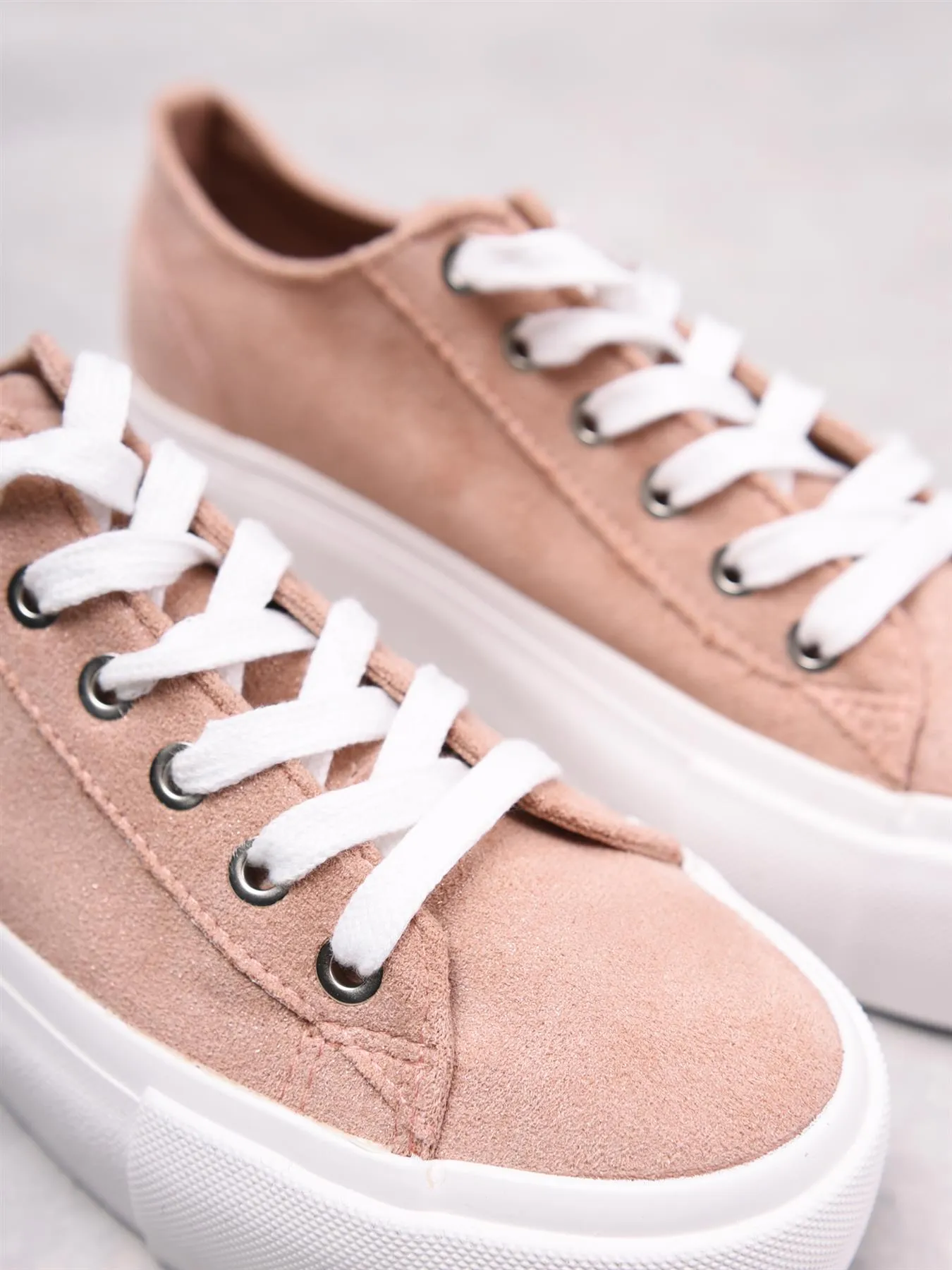Blush Platform Ankle Trainers sold by Glamorous product image thumbnail 2