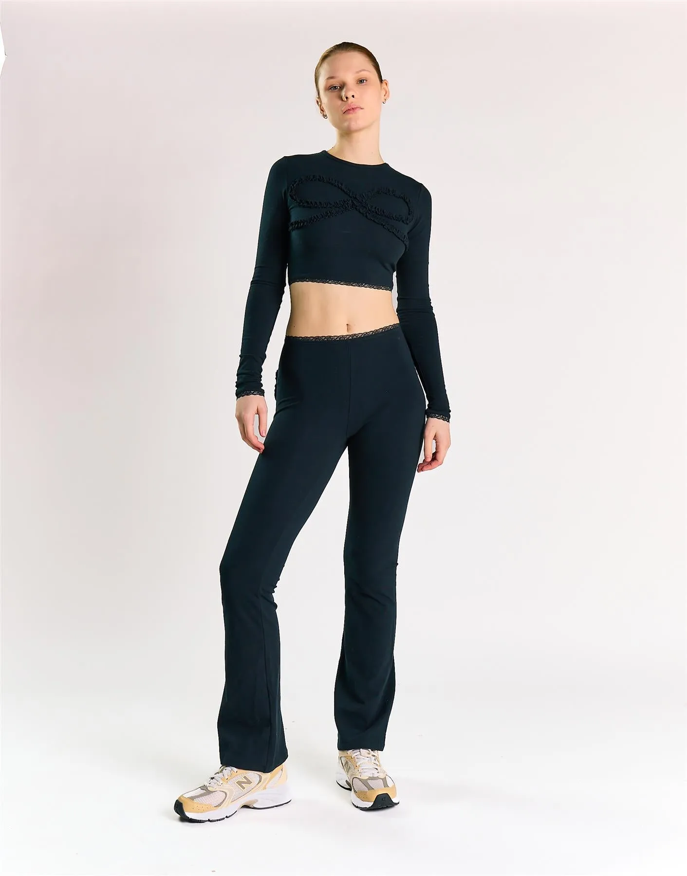 Agon Women's Black Activewear Trousers sold by Glamorous product image thumbnail 4