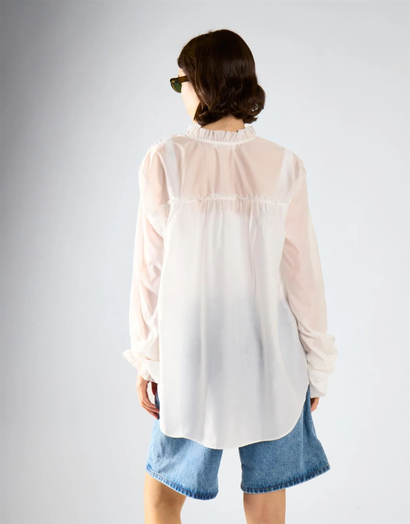 White Tie Chiffon Blouse sold by Glamorous product image thumbnail 2