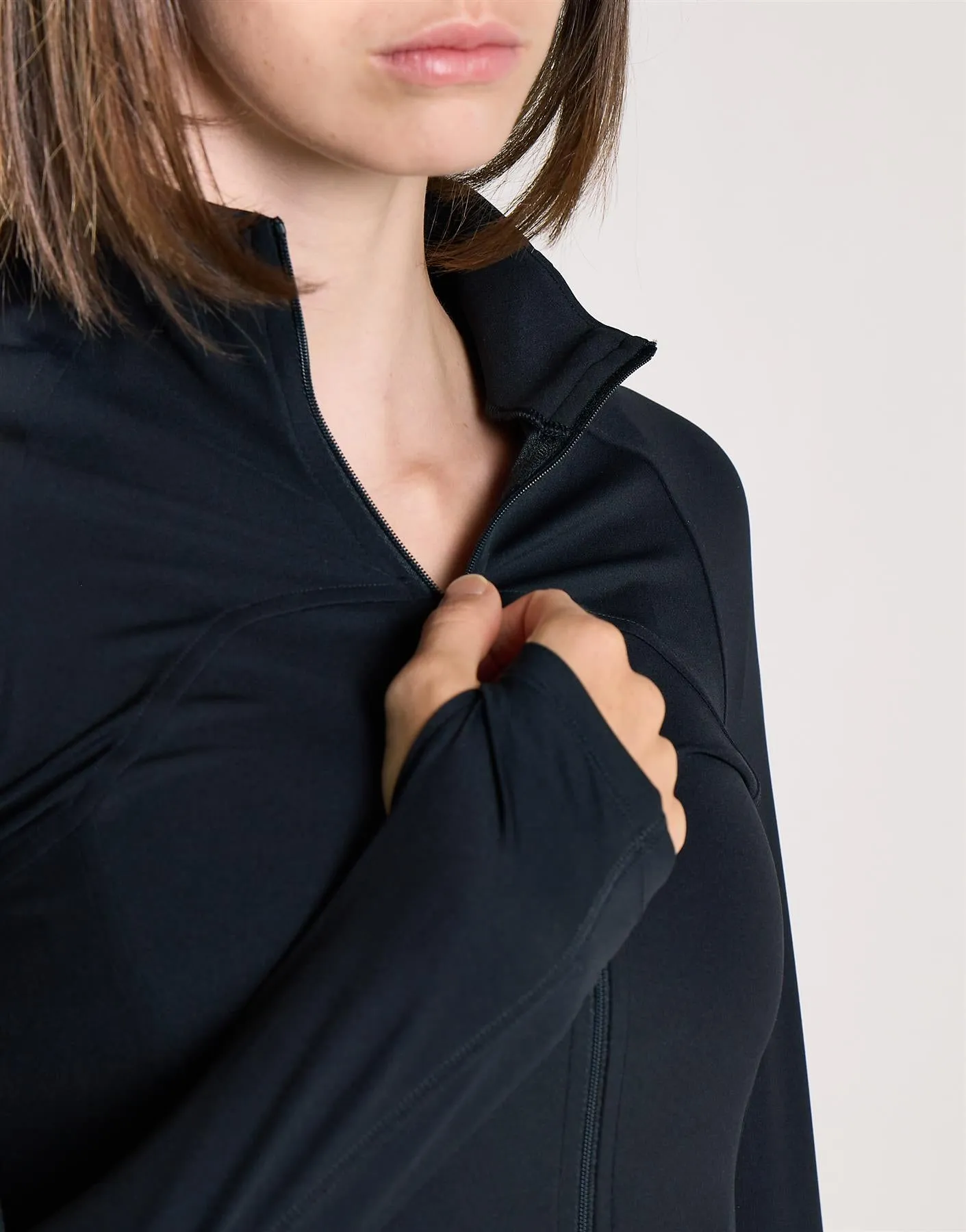 Agon Women's Black Zip Up Jacket sold by Glamorous product image thumbnail 4
