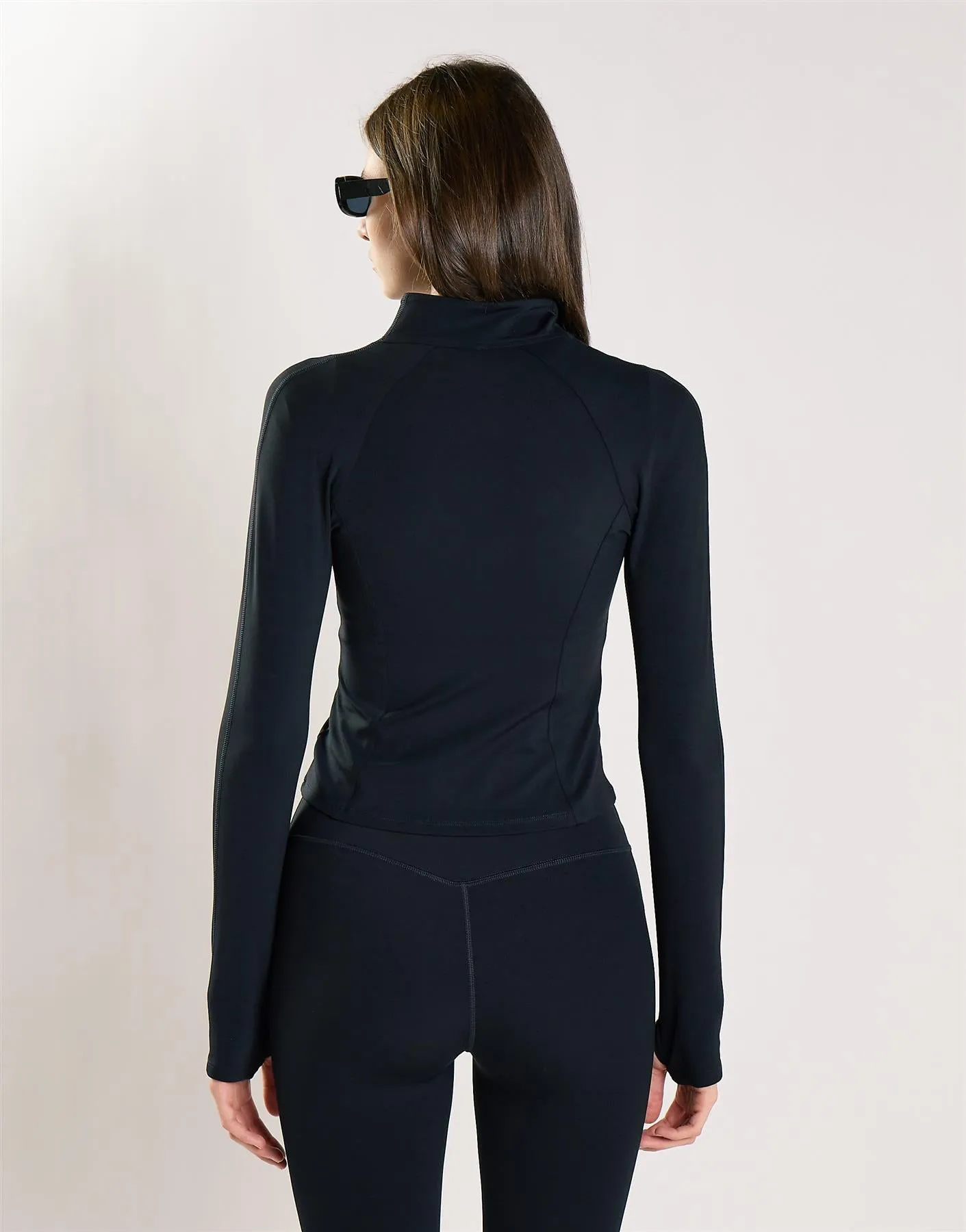 Agon Women's Black Zip Up Jacket sold by Glamorous product image thumbnail 2