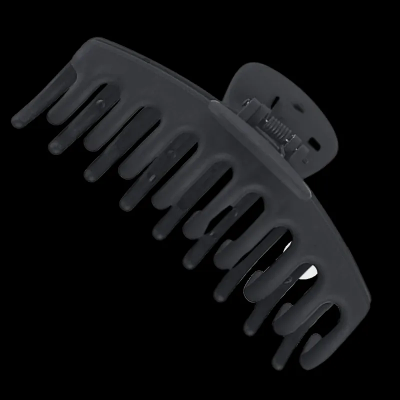 Pink Pewter Matte Claw Hair Clip - Black sold by Glamour Empire