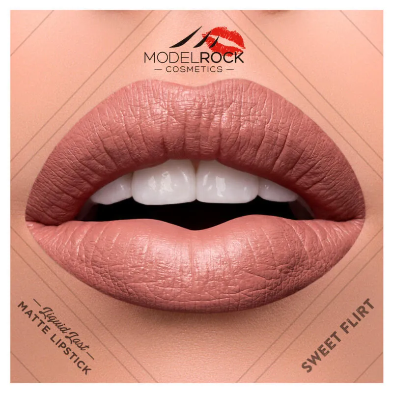 Modelrock- Liquid to Matte Longwear Lipstick- Sweet Flirt sold by Glamour Empire