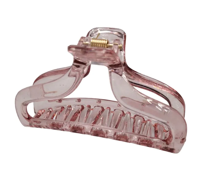 Pink Pewter- Translucent Clawed Hair Clip - Pinot Noir sold by Glamour Empire