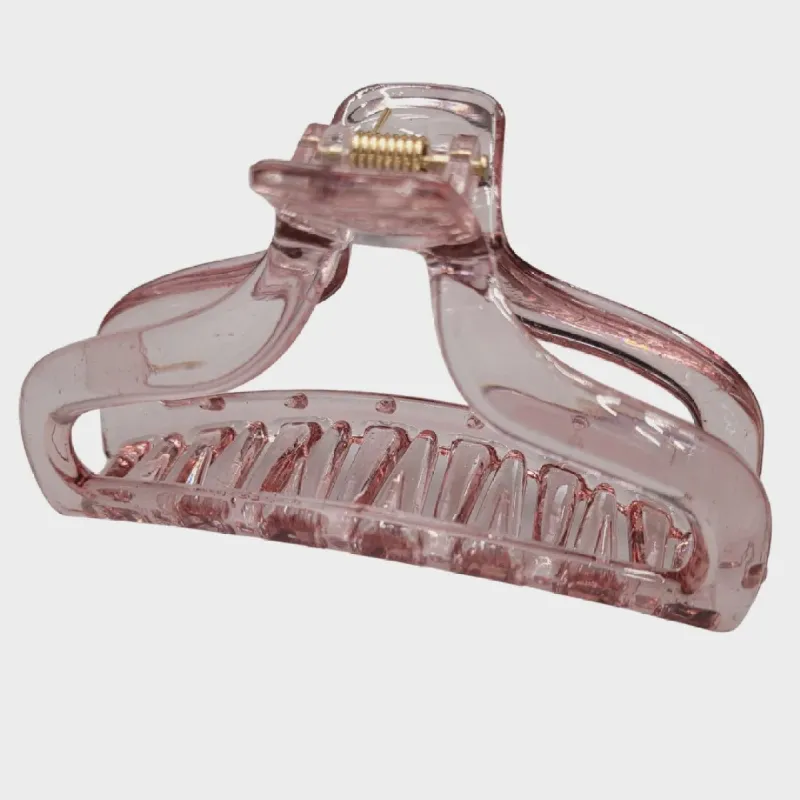 Pink Pewter Translucent Clawed Hair Clip-Pinot Noir sold by Glamour Empire