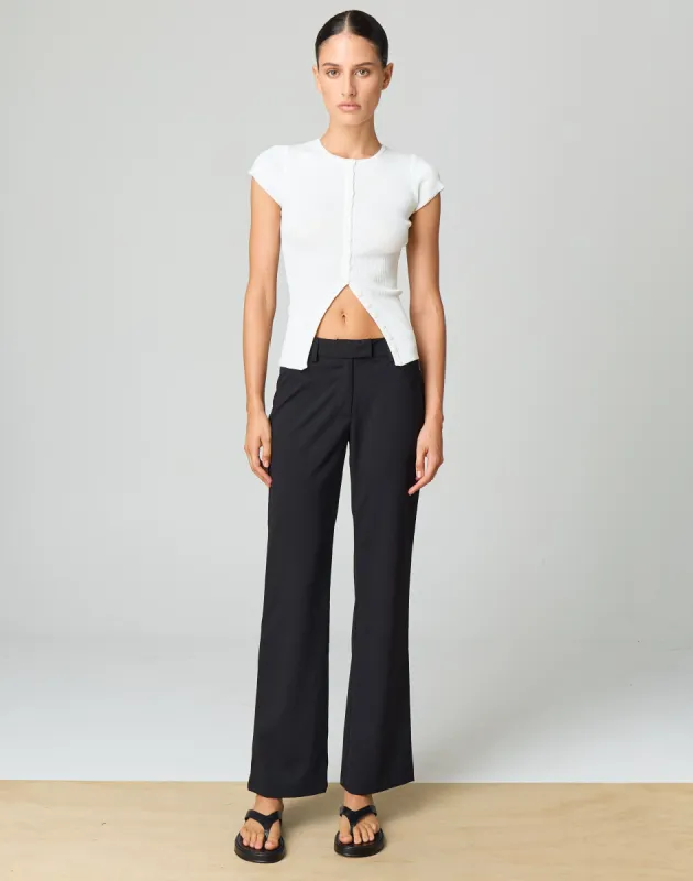 Mid Rise Slim Leg Tailored Pant sold by Glassons