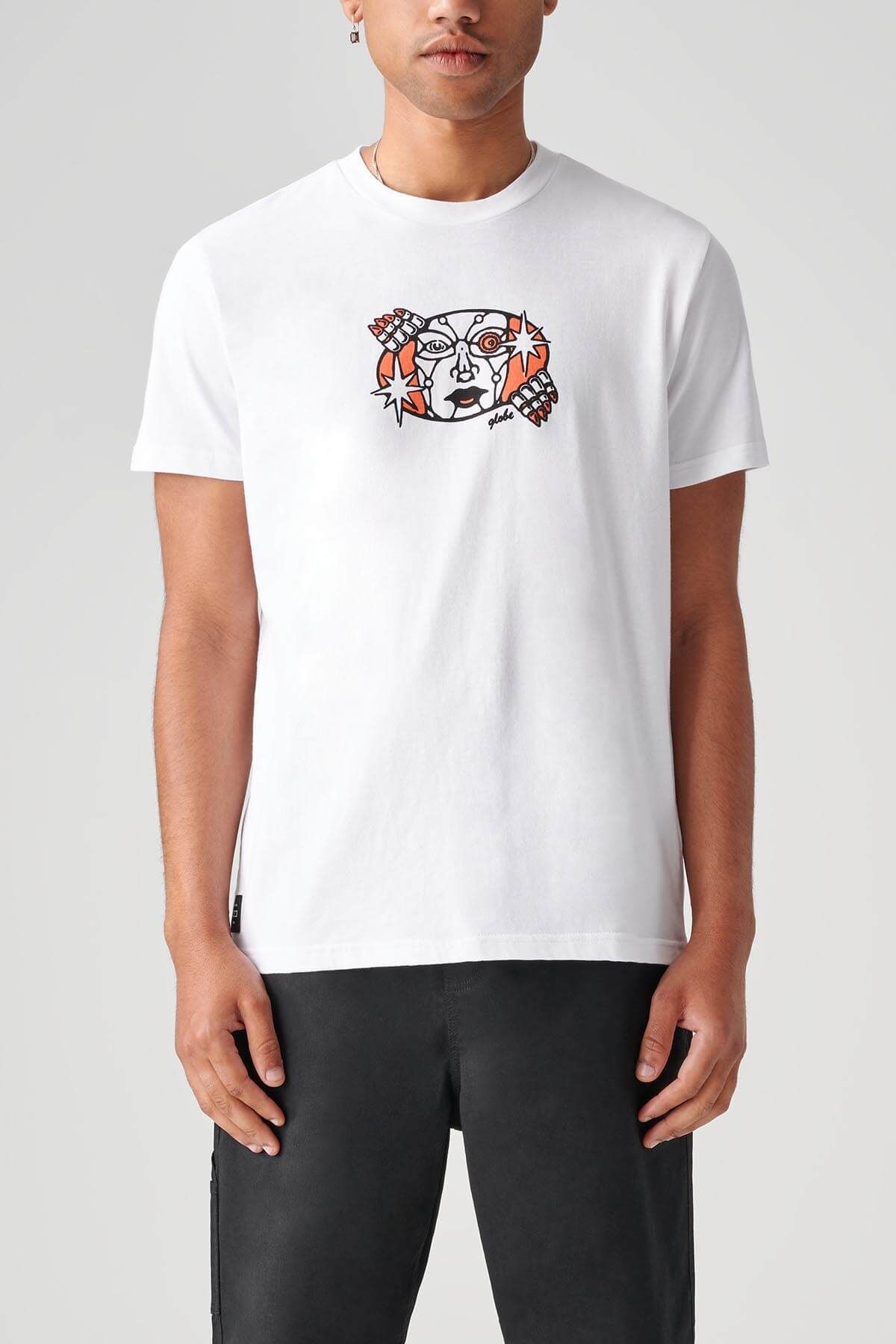 Peeking Out Tee - White sold by Globe