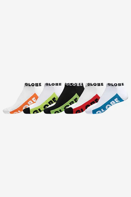 MULTI BRIGHTS ANKLE SOCK 5PACK - MULTI sold by Globe