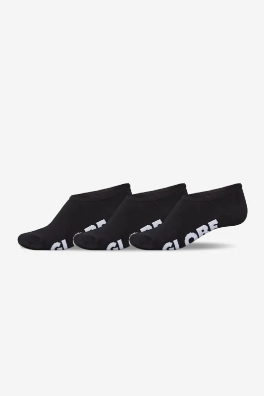 Low Impact Invisible Sock 3 Pack - Black made by Globe