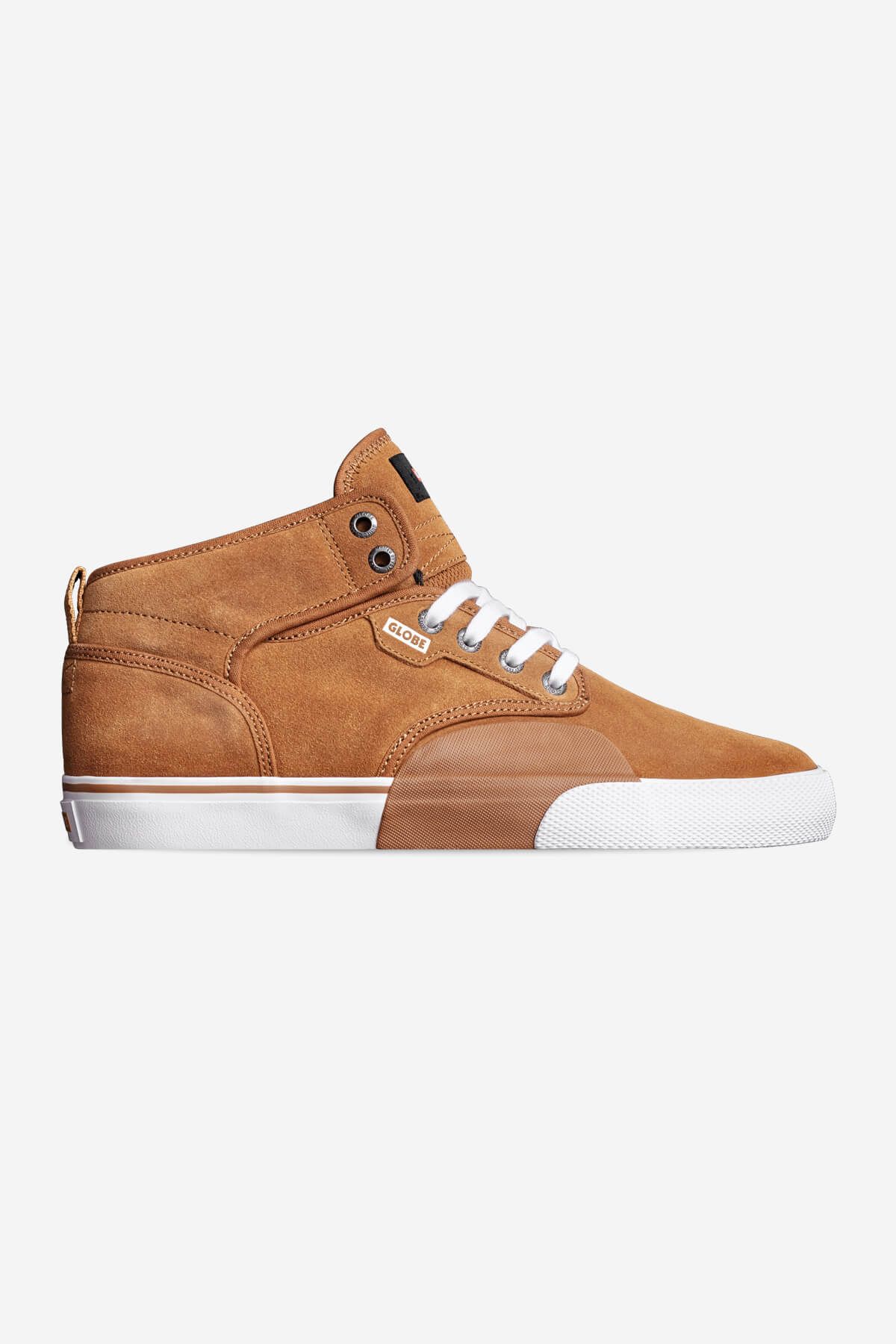 Motley Mid - Cashew/White/Plus - Skate Shoes sold by Globe