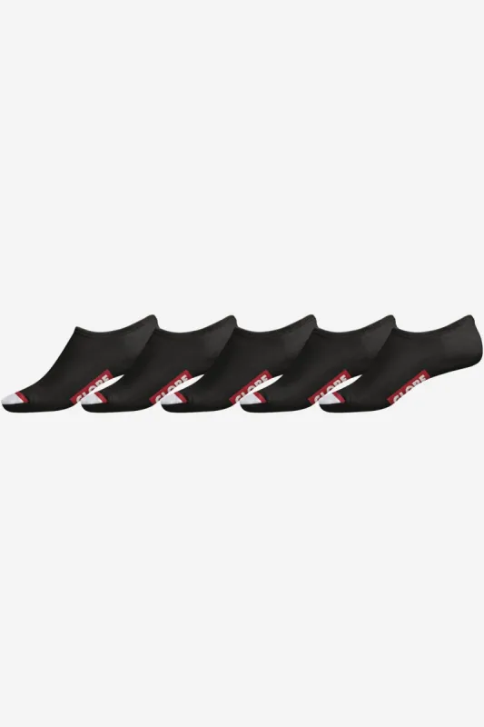 W/Tipper Invisible Sock 5 Pack - Black made by Globe