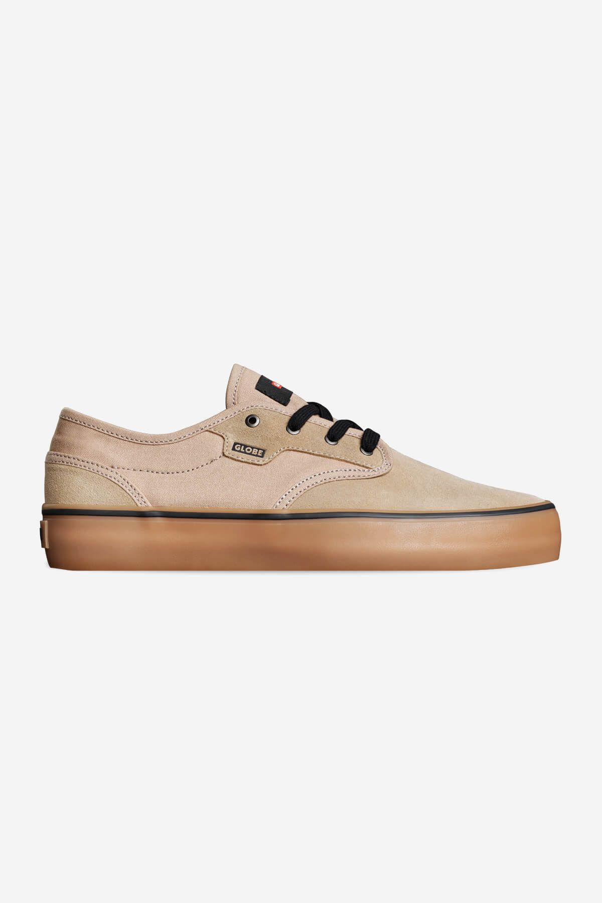 Motley II Sesame/Gum skate shoes sold by Globe