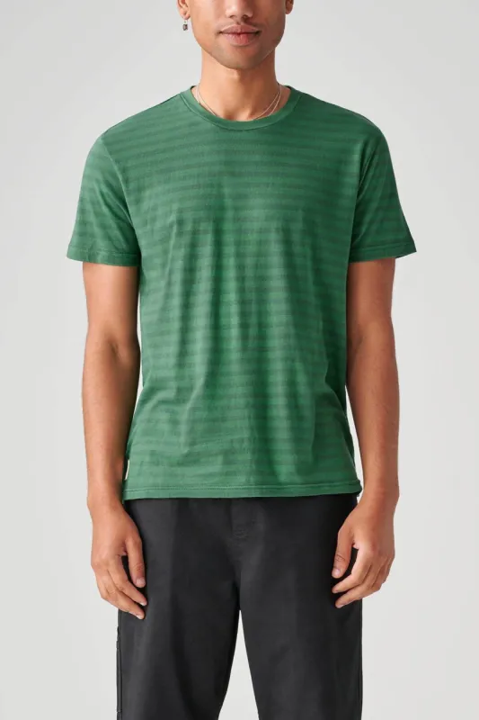 Horizon Striped Tee - Palm sold by Globe