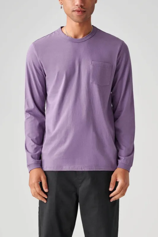 Every Damn Day LS Tee - Berry sold by Globe