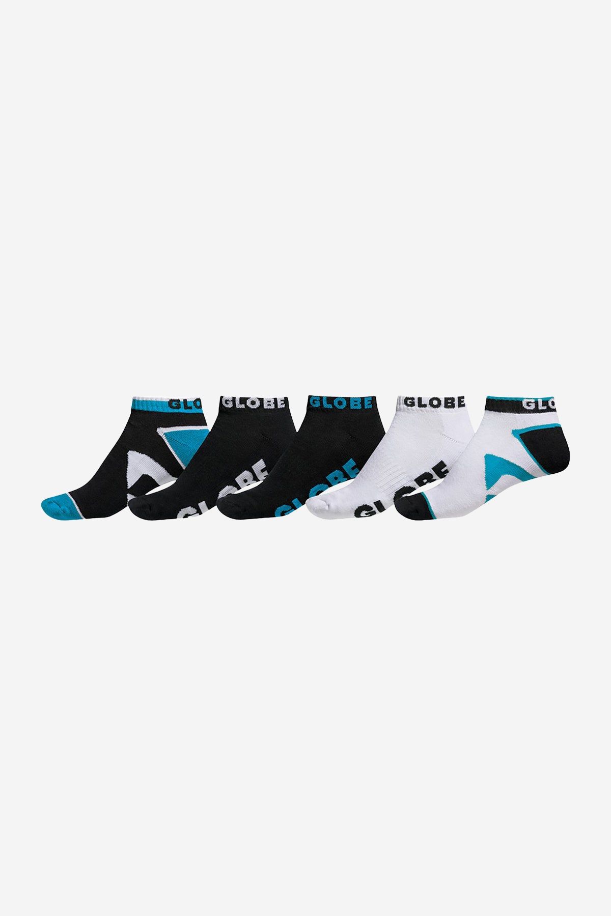 Destroyer Ankle Sock 5 Pack - Black sold by Globe