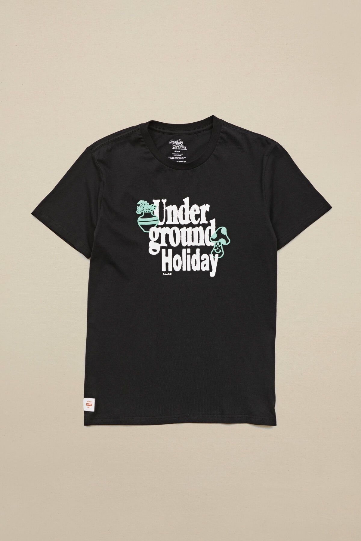 Underground Holiday SS Tee - Black sold by Globe product image thumbnail 4
