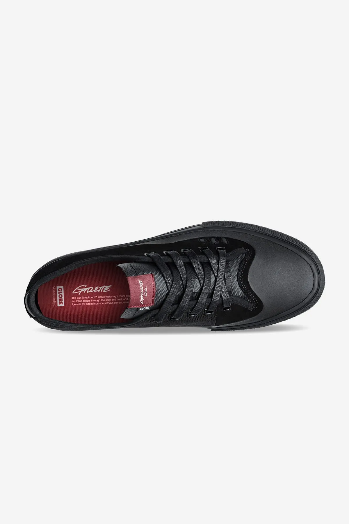 Gillette - Black/Black Suede - Skate Shoes sold by Globe product image thumbnail 2