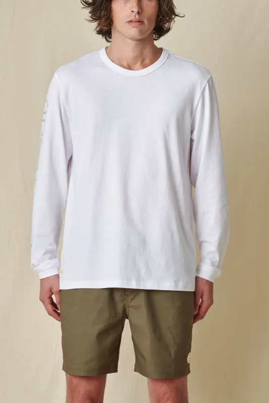 Summit LS Tee - White sold by Globe