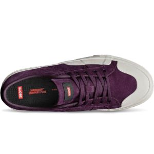 Surplus - Beetroot/Antique White - Skate Shoes sold by Globe