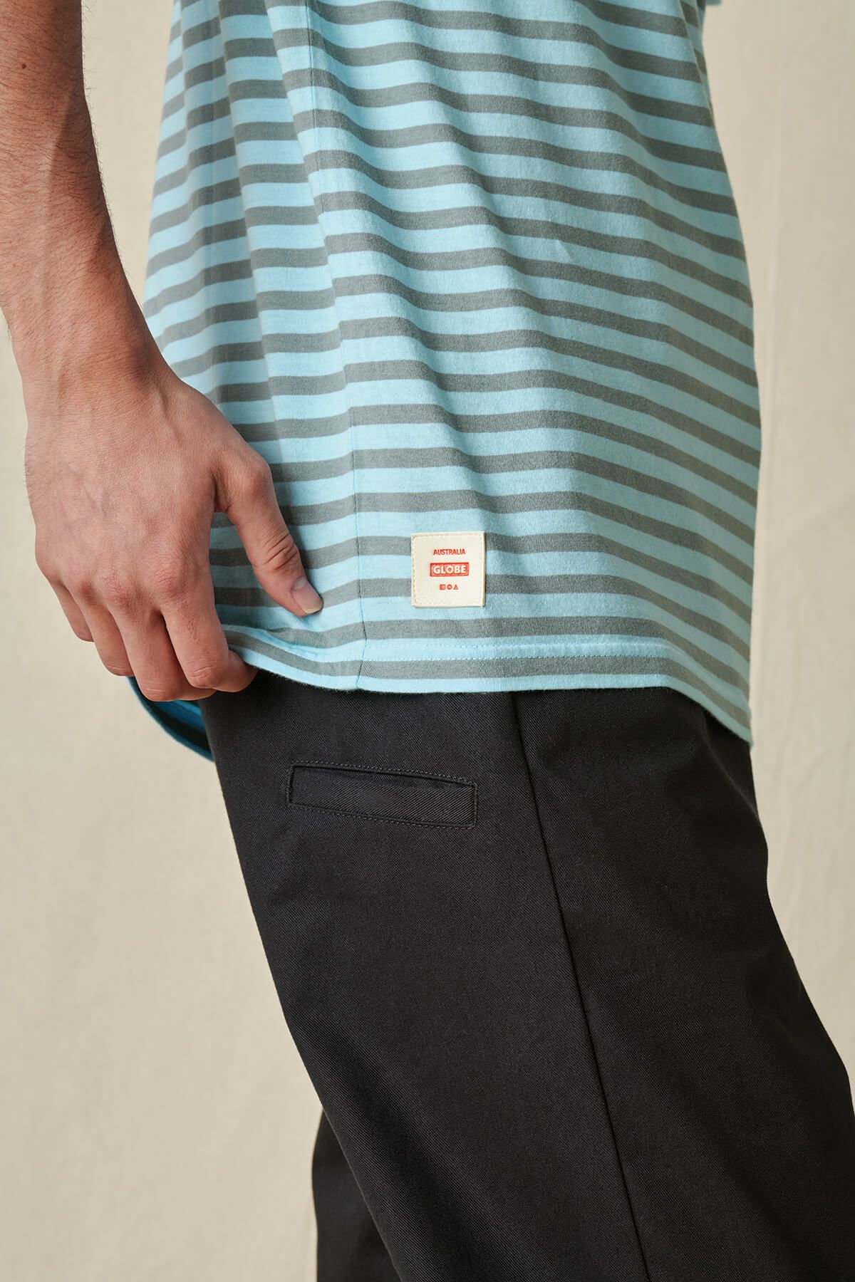 Horizon Striped Tee - Marine sold by Globe product image thumbnail 3