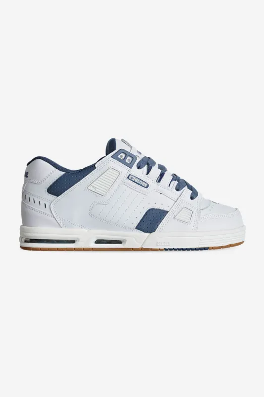 Sabre - White/Blue/Gum - Skate Shoes sold by Globe