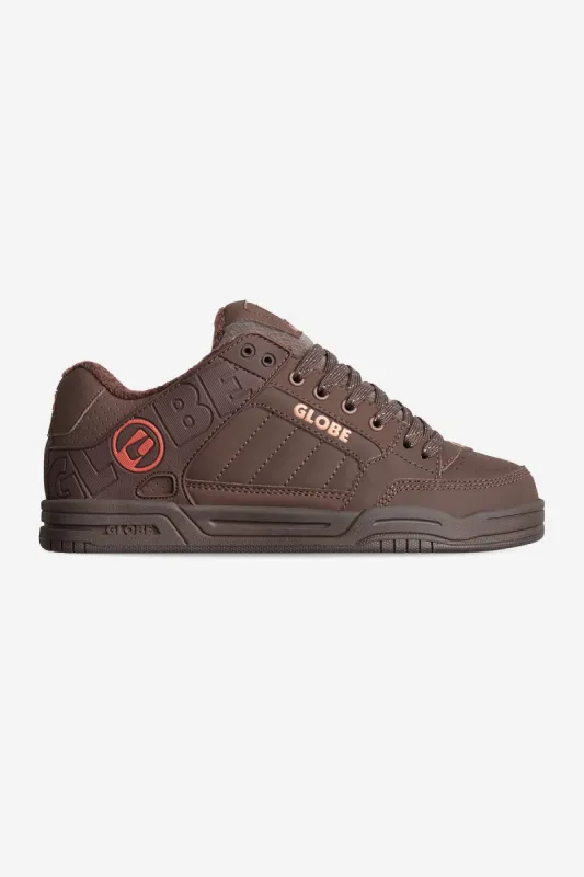 Tilt - Dark Oak/Bronze - Shoes sold by Globe