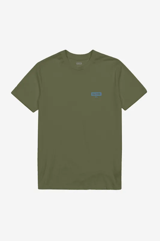 Living Low Velocity Tee - OLIVE sold by Globe