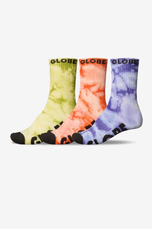 All Tied Up Youth Sock 3 Pack - Assorted sold by Globe