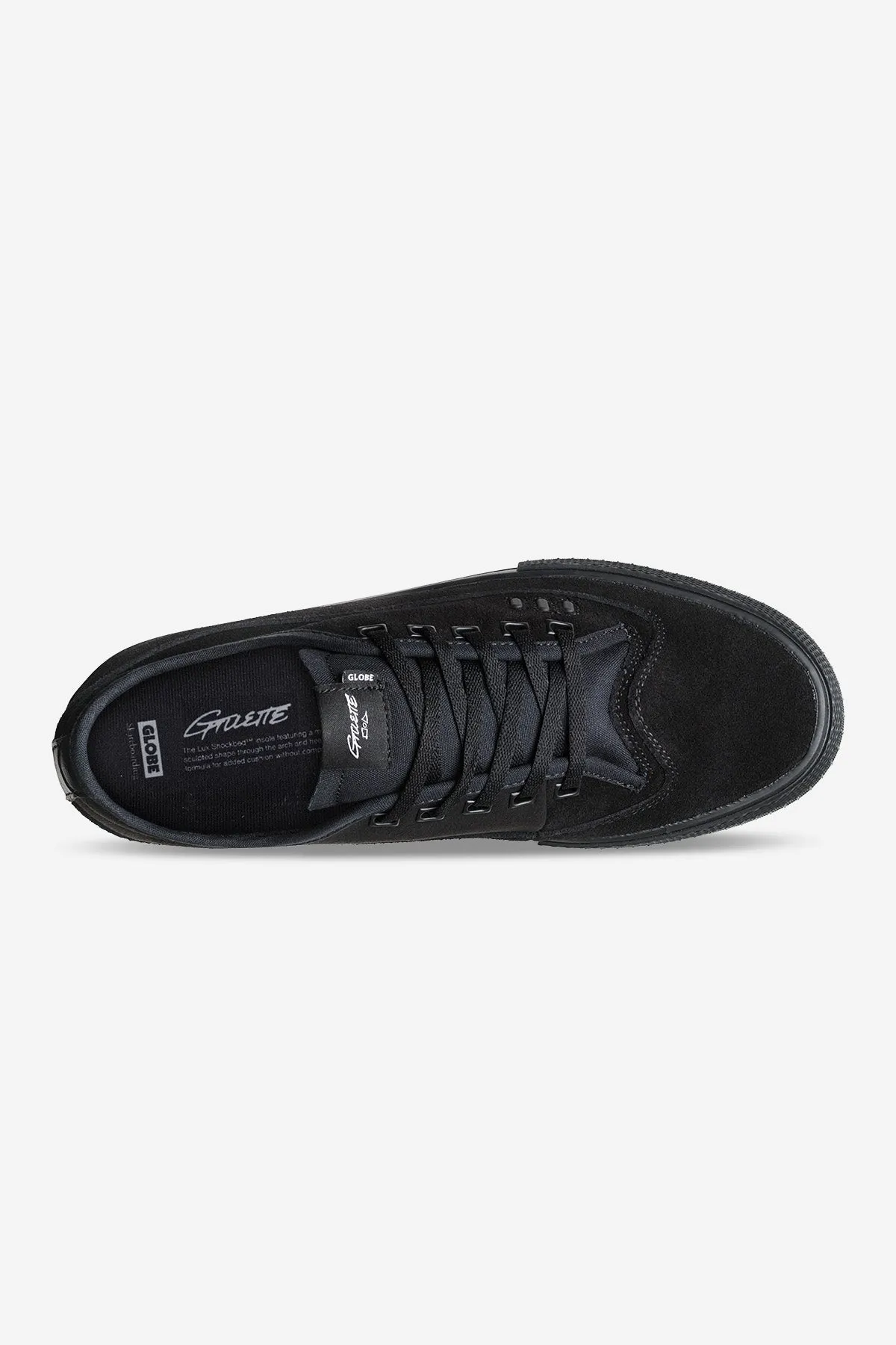 Gillette - Black/Suede/Black - Skate Shoes sold by Globe product image thumbnail 2