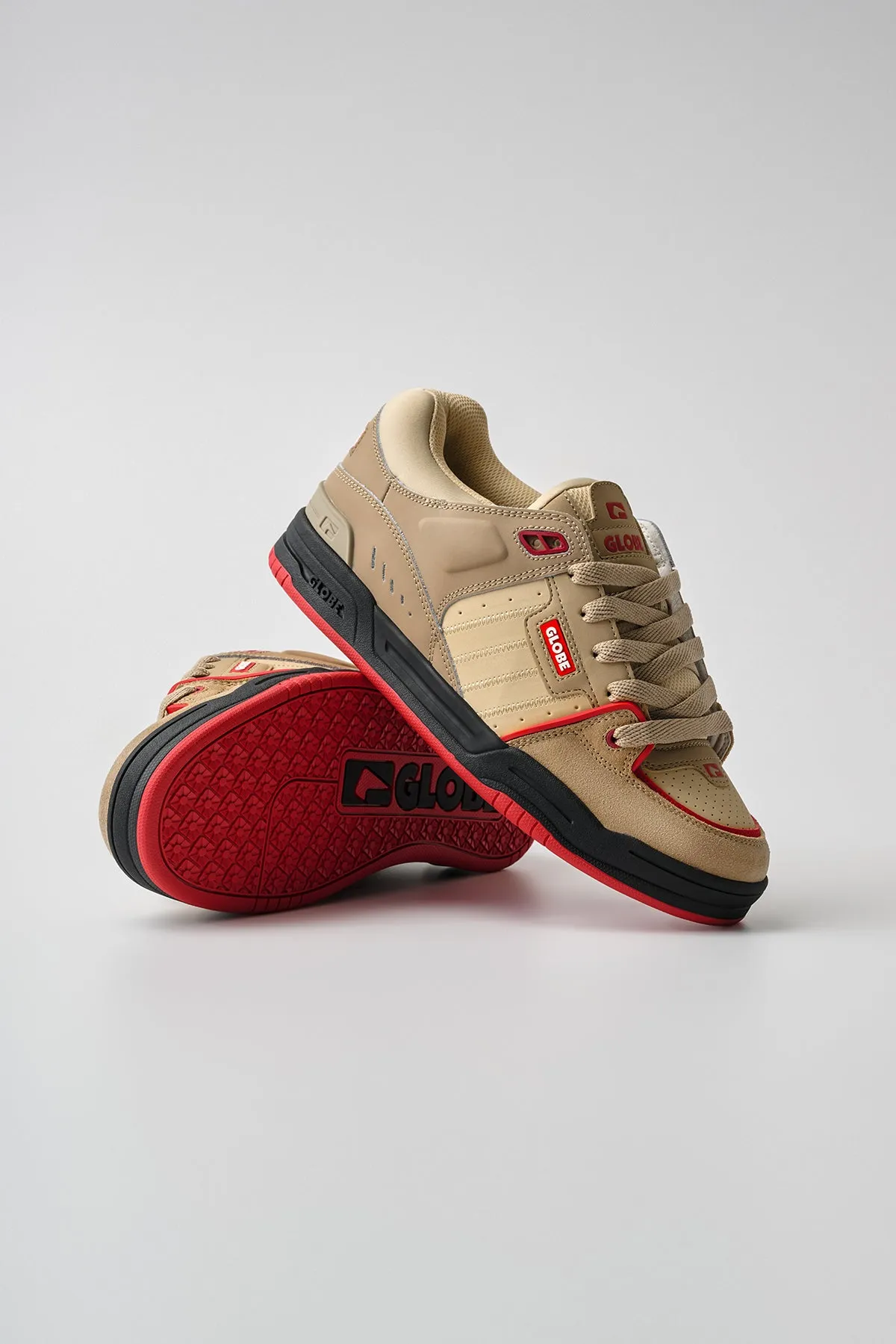Fusion - Khaki/Red - Shoes sold by Globe product image thumbnail 4