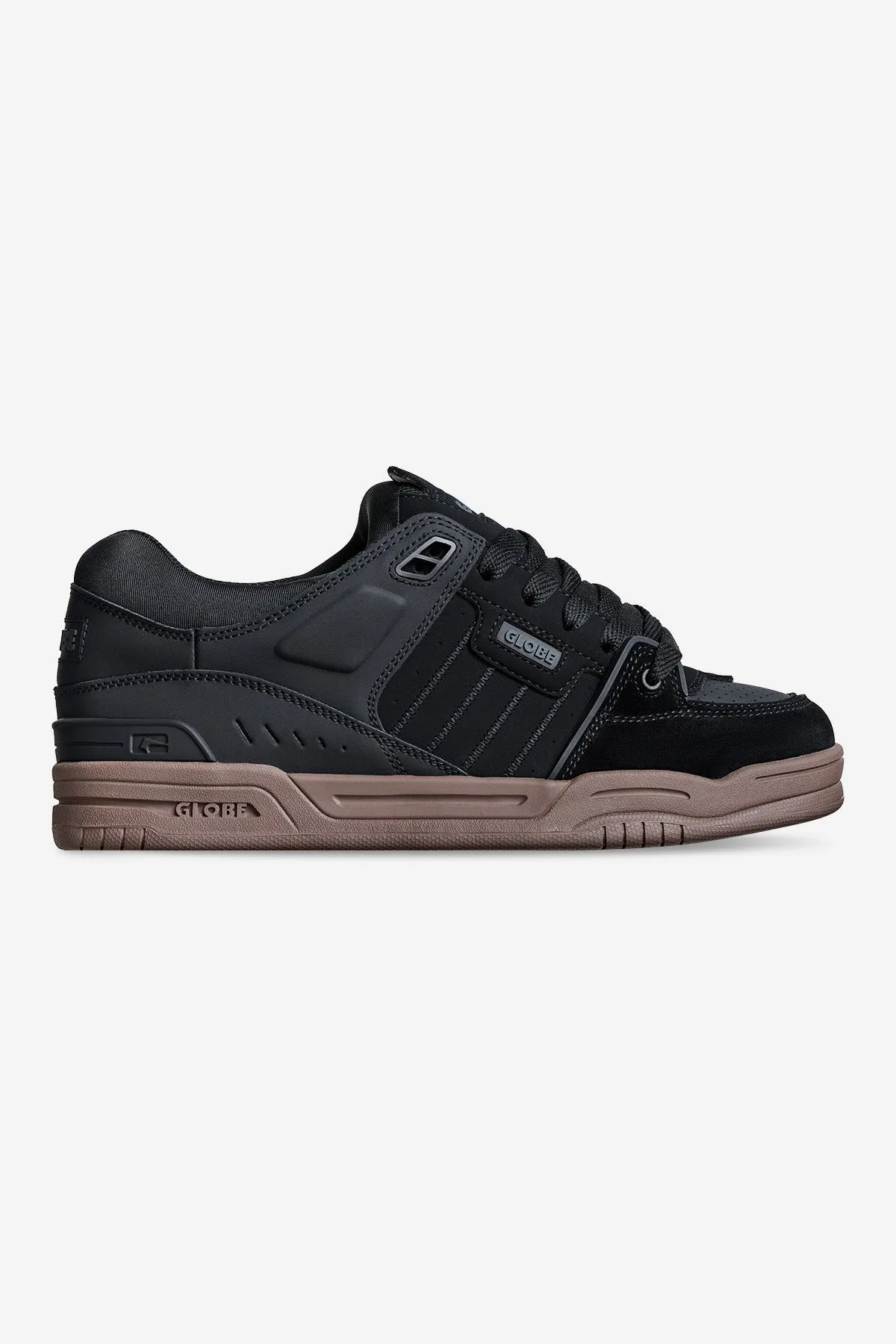 Fusion - Black/Tobacco Gum - Shoes sold by Globe