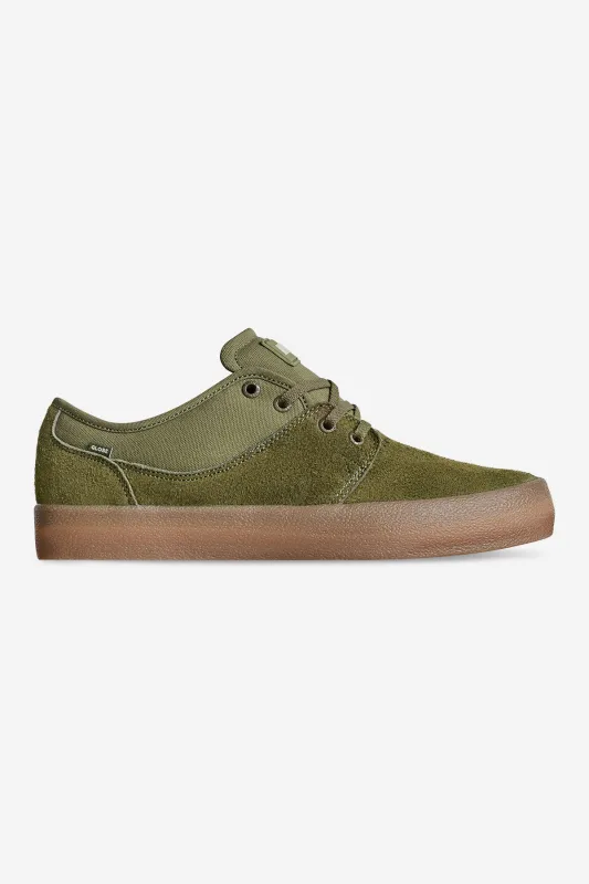 Mahalo - Military Olive/Crepe - Skate Shoes made by Globe