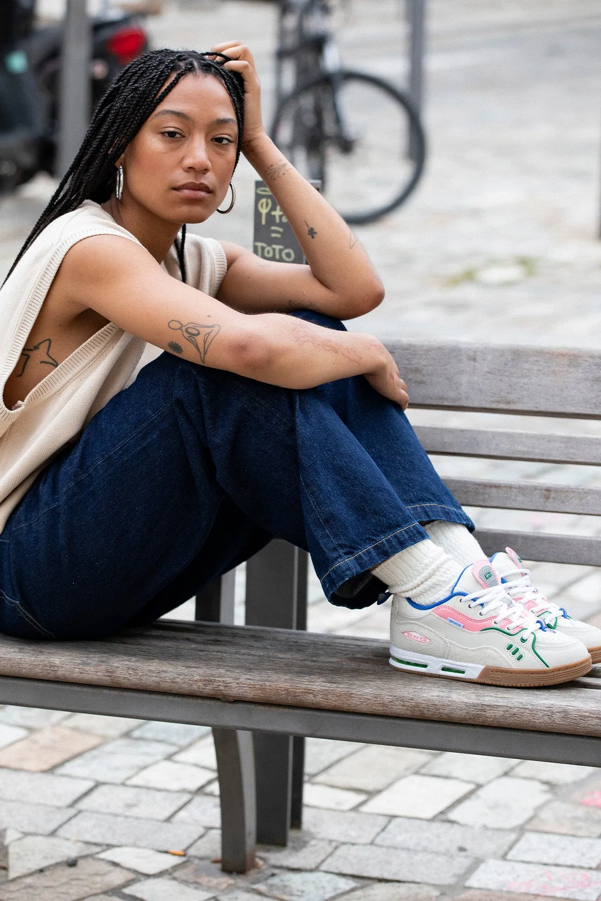 CT-4 - Antique White/Pink - Shoes sold by Globe product image thumbnail 3