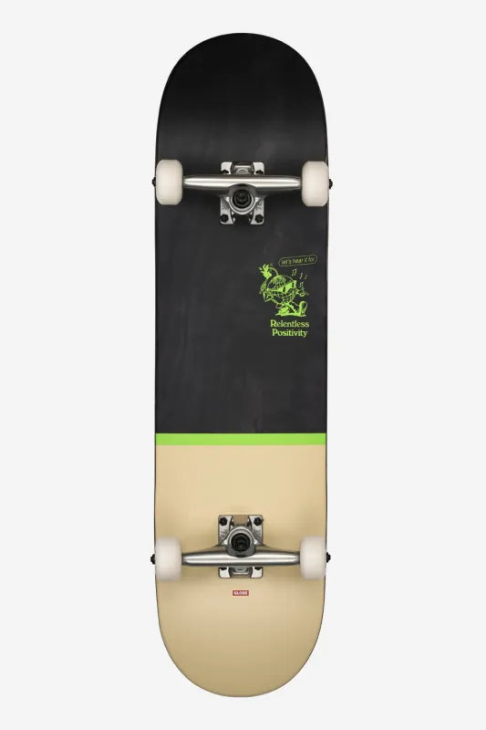 G1 Posi-Dip 8.25 Complete Skateboard - Black/Green made by Globe