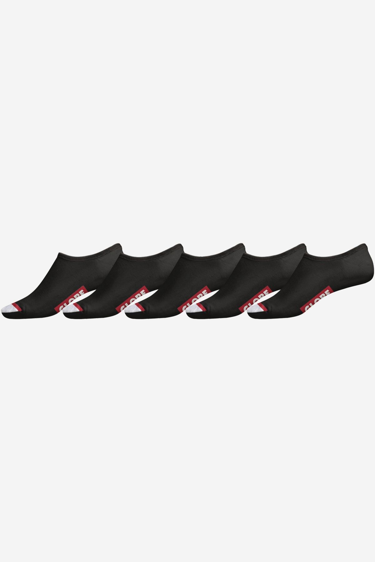 W/Tipper Invisible Sock 5 Pack - Black sold by Globe