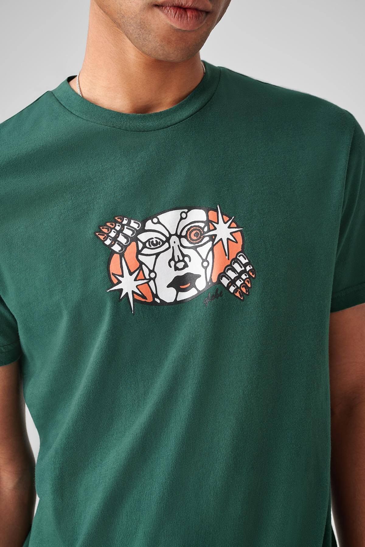 Peeking Out Tee - Night Green sold by Globe product image thumbnail 4