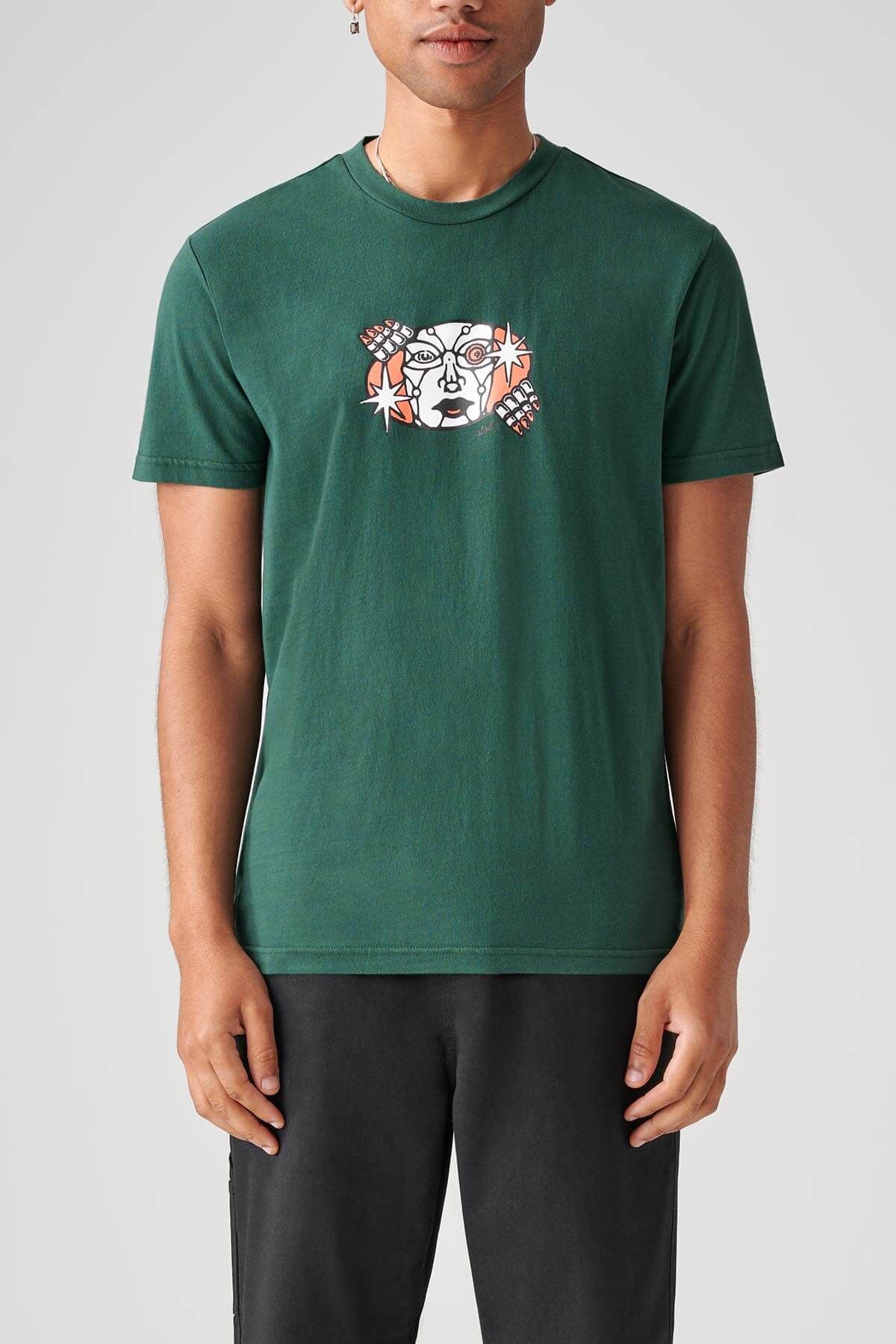 Peeking Out Tee - Night Green sold by Globe