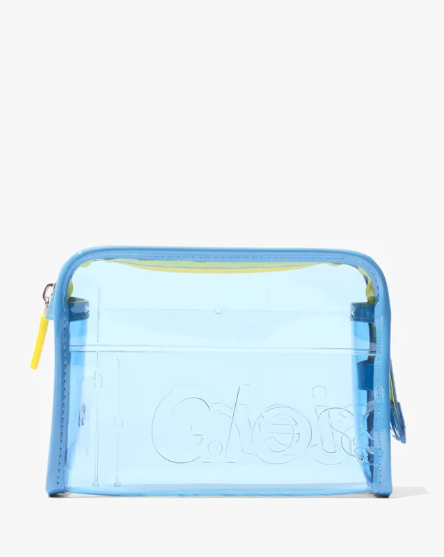 Mini Clear Beauty Bag sold by Glossier