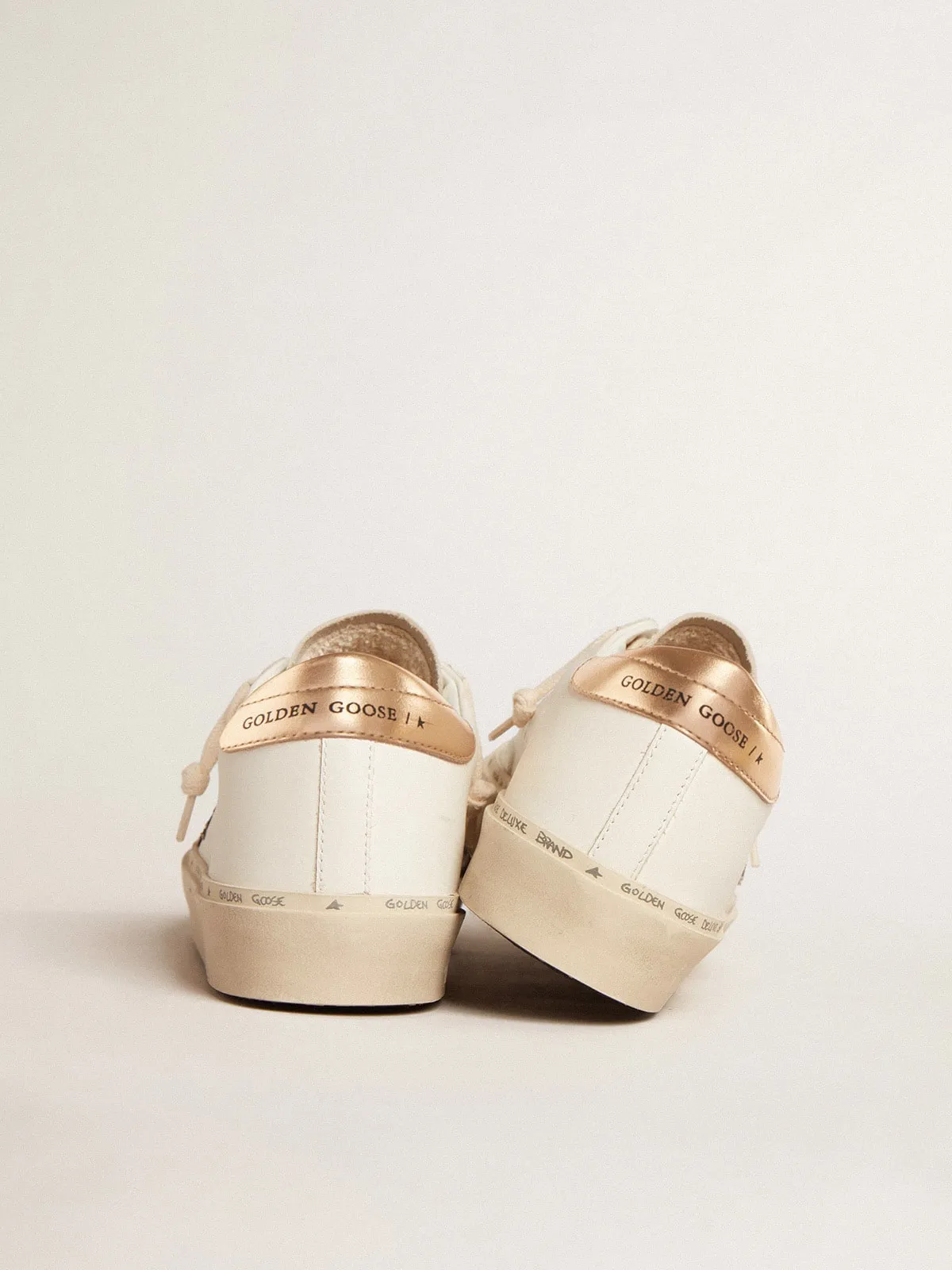 Hi Star LTD with black and gold glitter star and gold heel tab sold by Golden Goose product image thumbnail 4