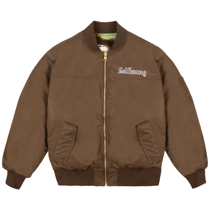 SPRAY CAMO REVERSIBLE BOMBER by GOLF WANG sold by Golf Wang