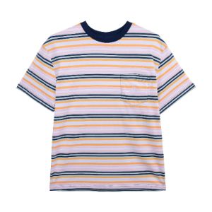 GRAND LOGO STRIPED POCKET TEE by GOLF WANG sold by Golf Wang