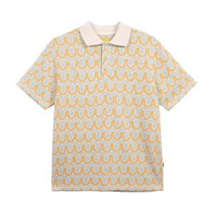 STRIPE KNIT POLO by GOLF WANG sold by Golf Wang