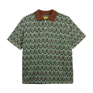 STRIPE KNIT POLO by GOLF WANG sold by Golf Wang