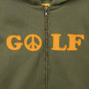PEACE ZIP HOODIE by GOLF WANG sold by Golf Wang
